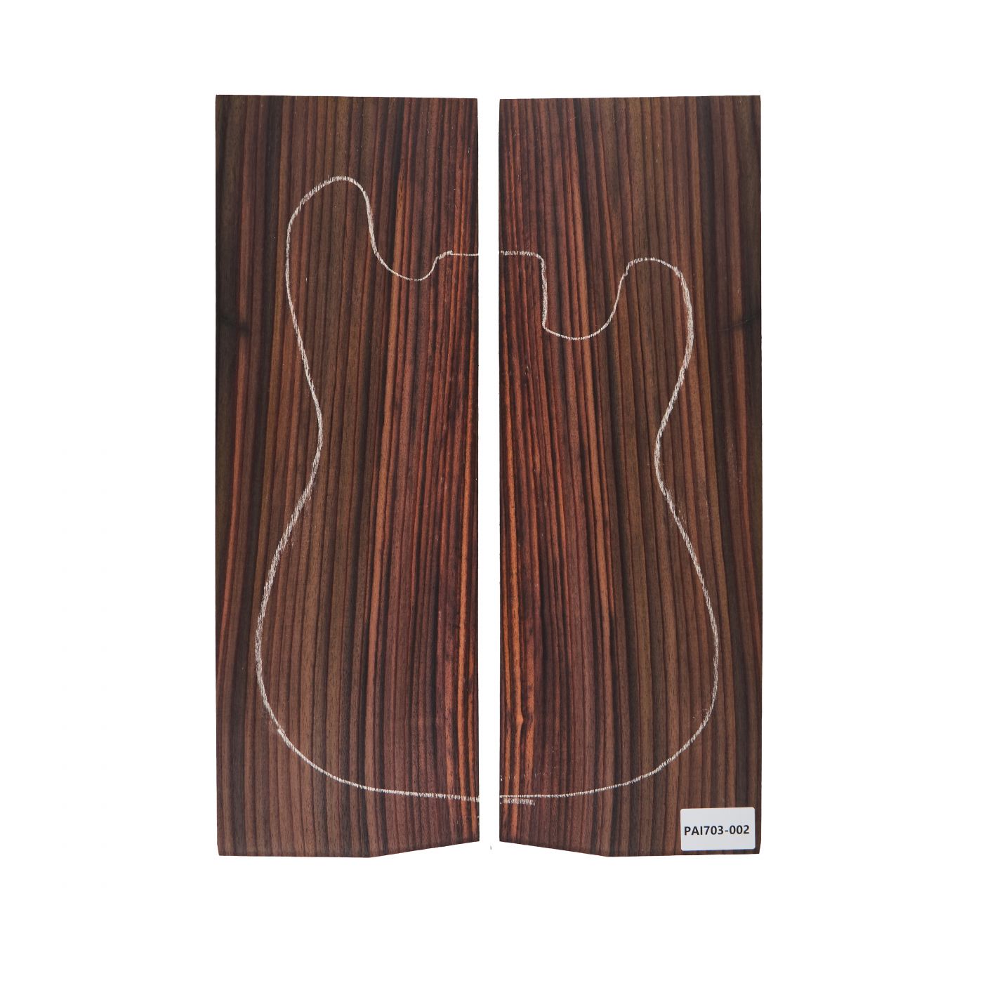 Top Rosewood, Indian, 2-pcs., 8mm Unique Piece #002