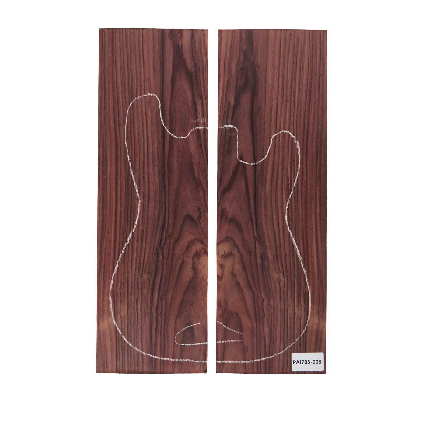 Top Rosewood, Indian, 2-pcs., 8mm Unique Piece #003