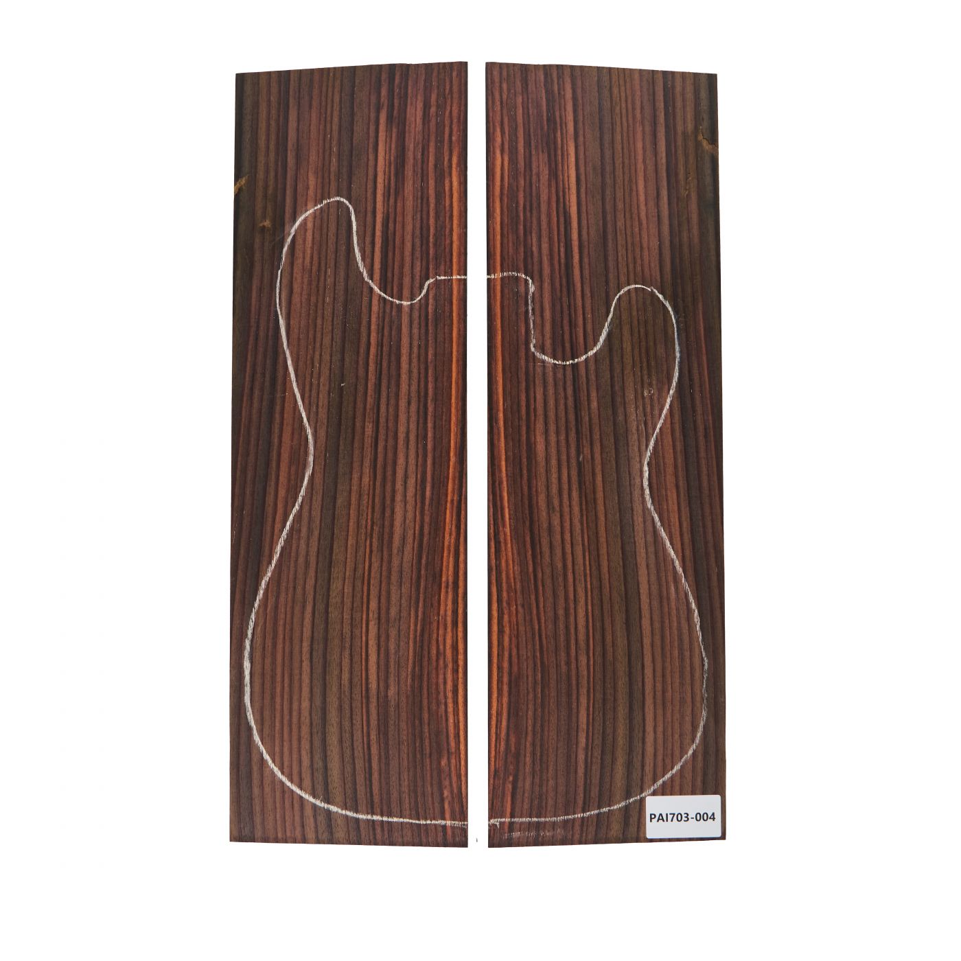 Top Rosewood, Indian, 2-pcs., 8mm Unique Piece #004