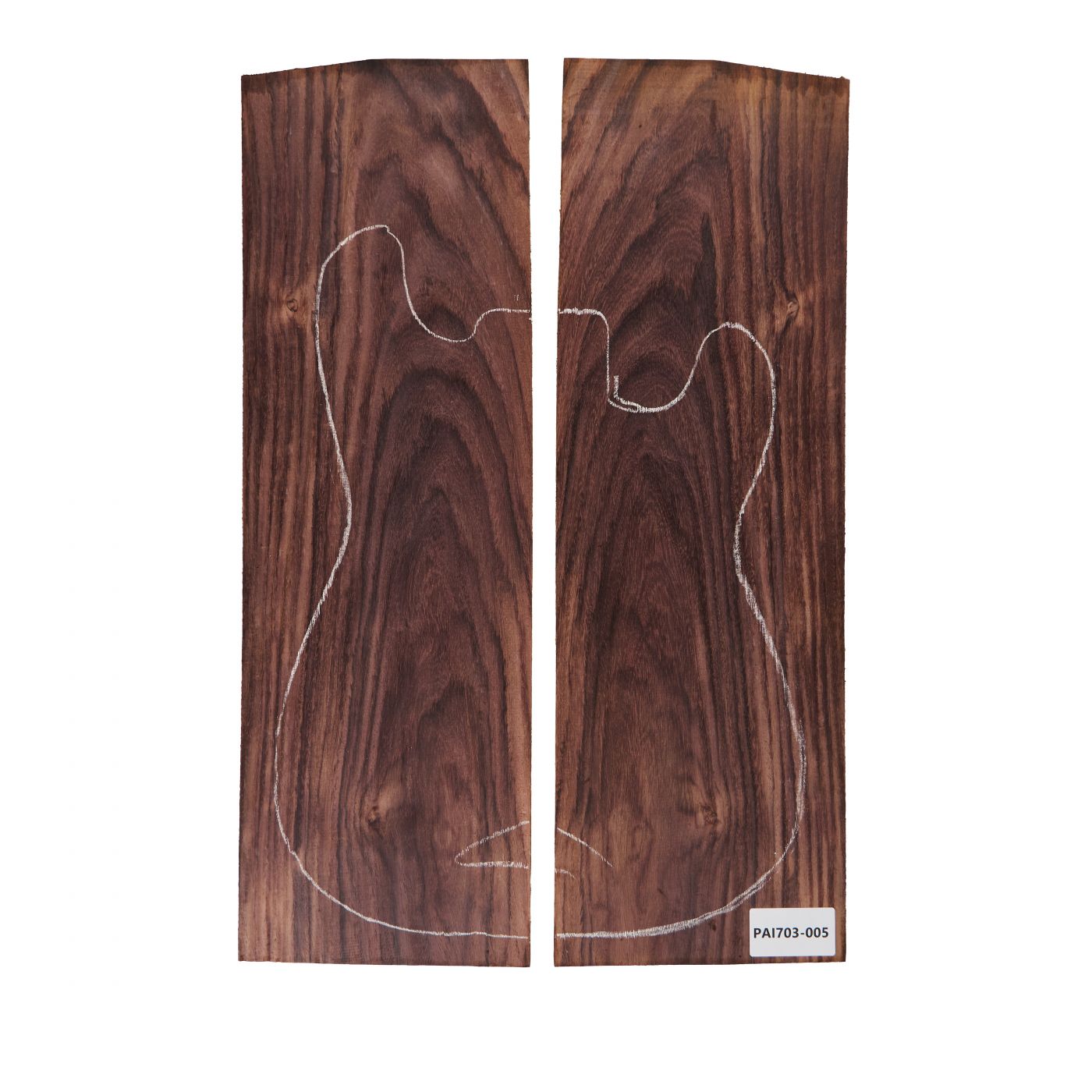 Top Rosewood, Indian, 2-pcs., 8mm Unique Piece #005