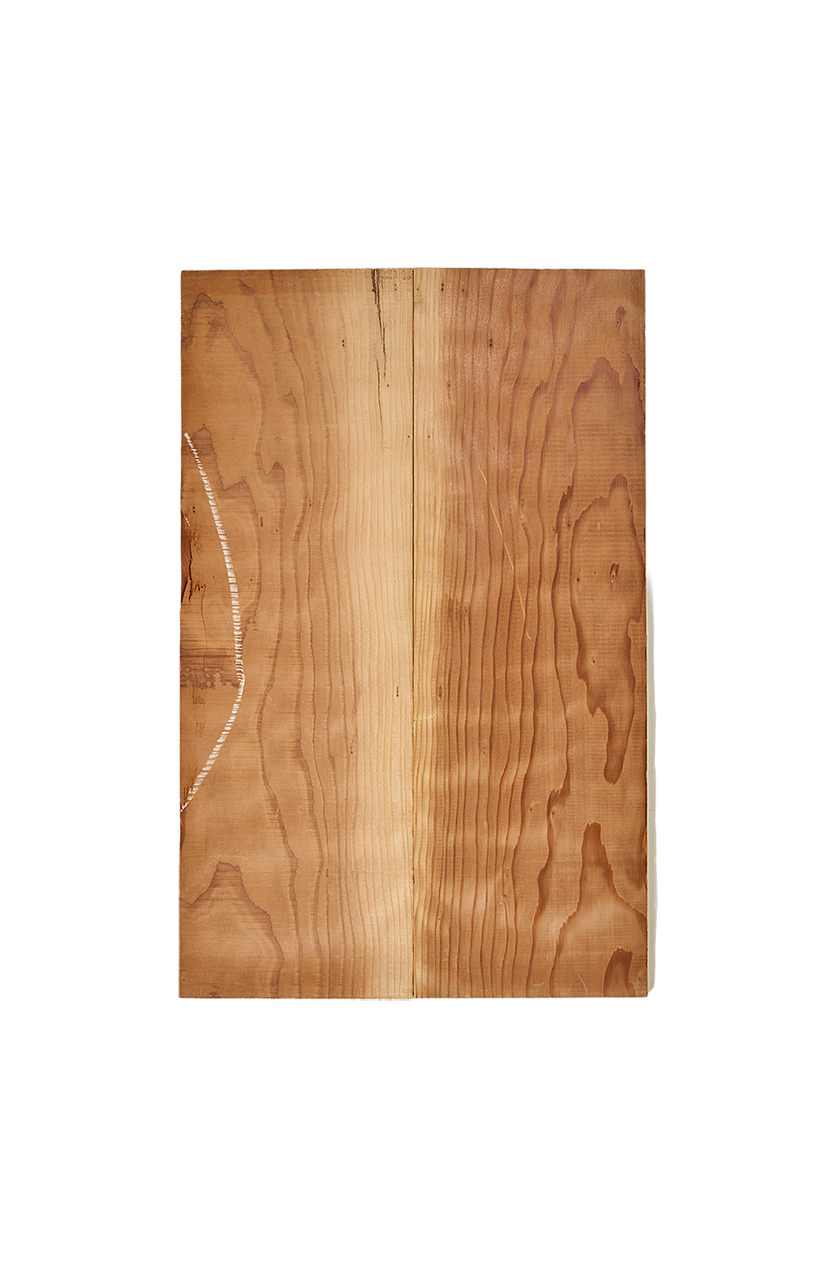 Top Redwood AAA, 2-pcs. 7mm Unique Piece #011
