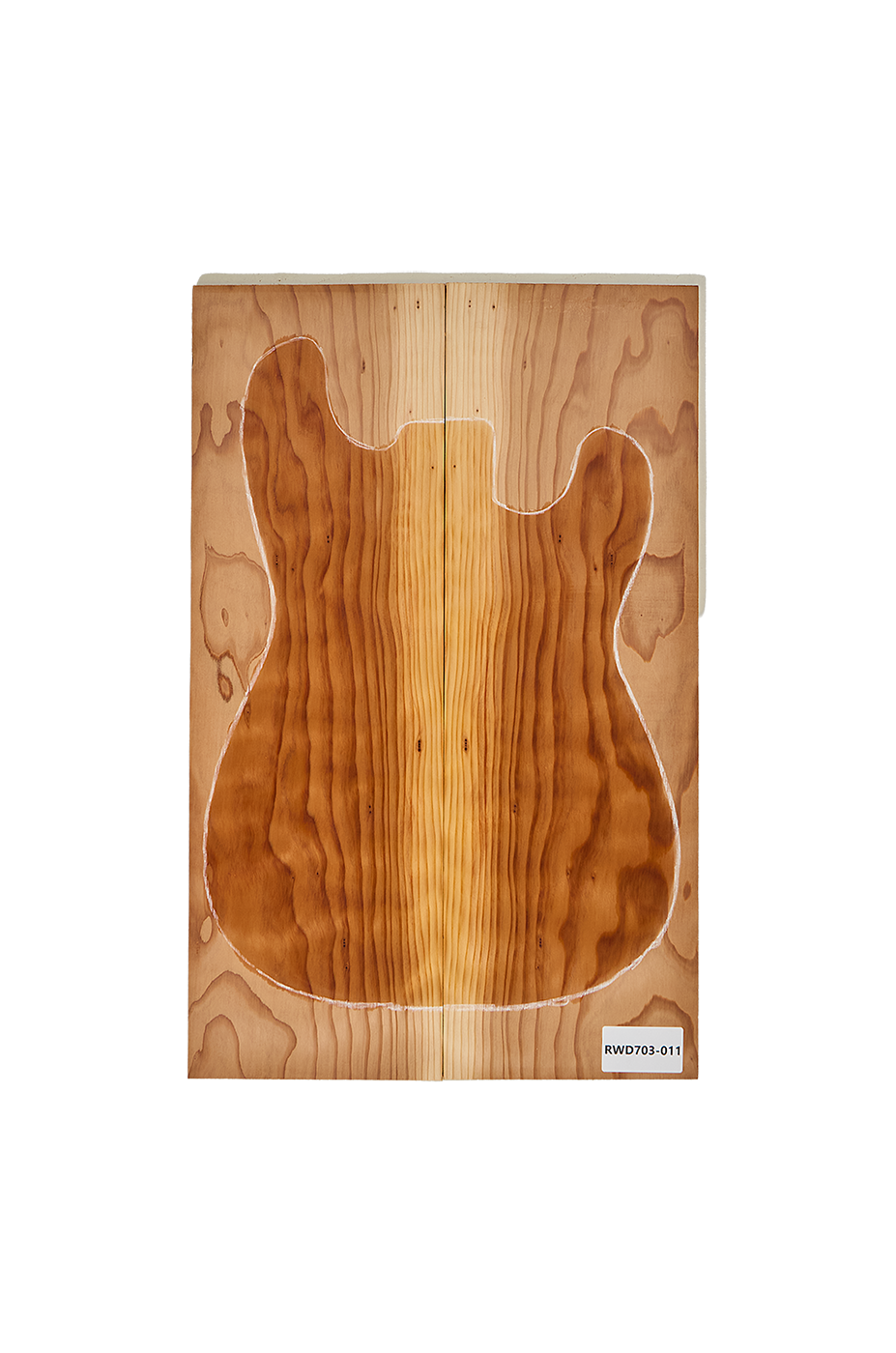 Top Redwood AAA, 2-pcs. 7mm Unique Piece #011