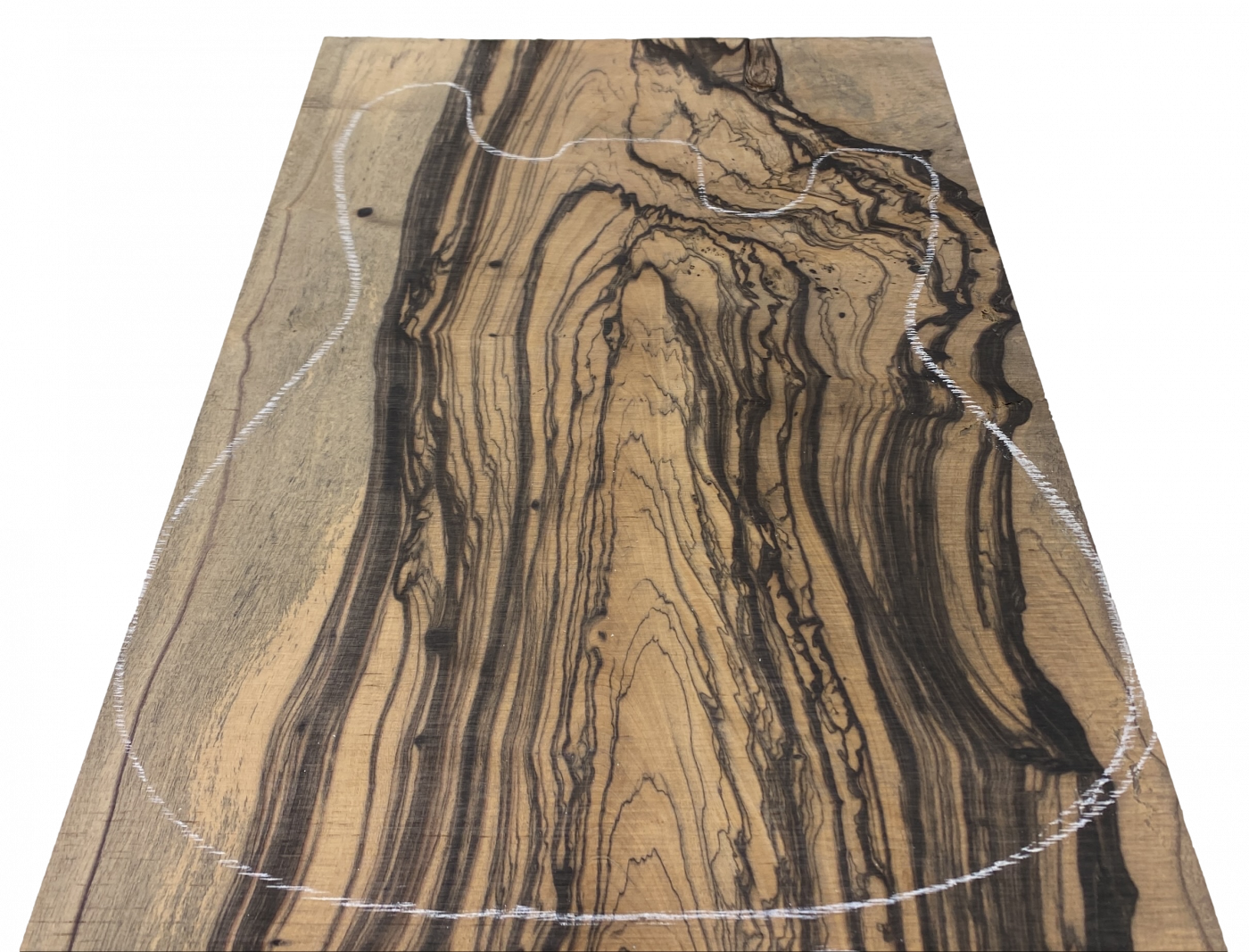 Top Royal White Ebony 8mm Einzelstück #056