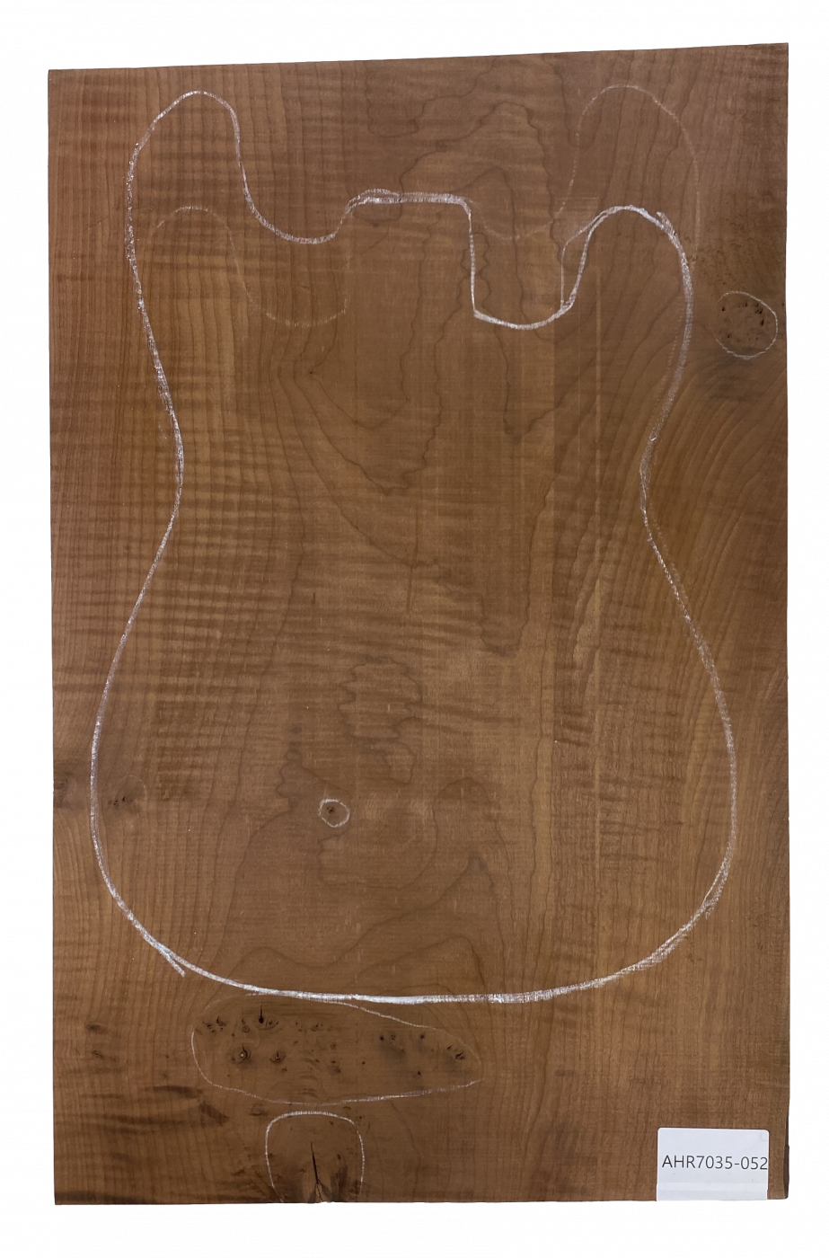 Body Sycamore / Europ. Curly Maple 1-pc., Choco, Unique Piece #052