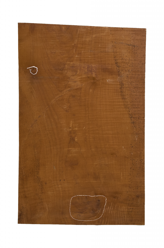 Body Ahorn leicht geriegelt A, 1-tlg., Caramel, Einzelstück #052