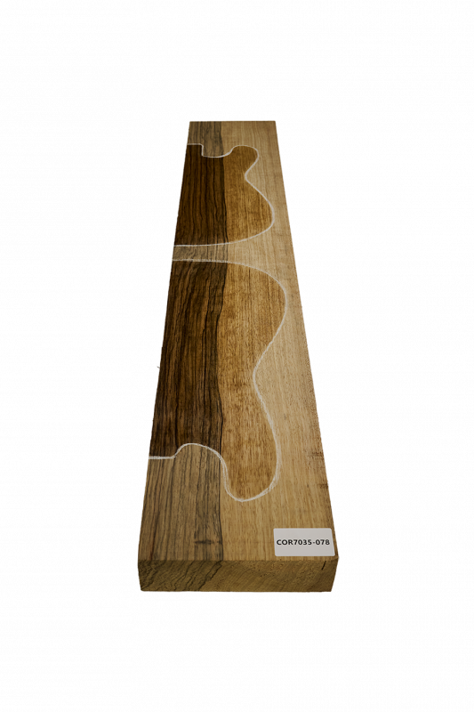 Body Black Korina, 2-pcs., grainmatched, Unique Piece #078