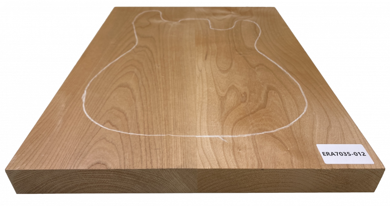 Body Am. Red Alder, 2-pcs. edge-glued, 40mm Unique Piece #012