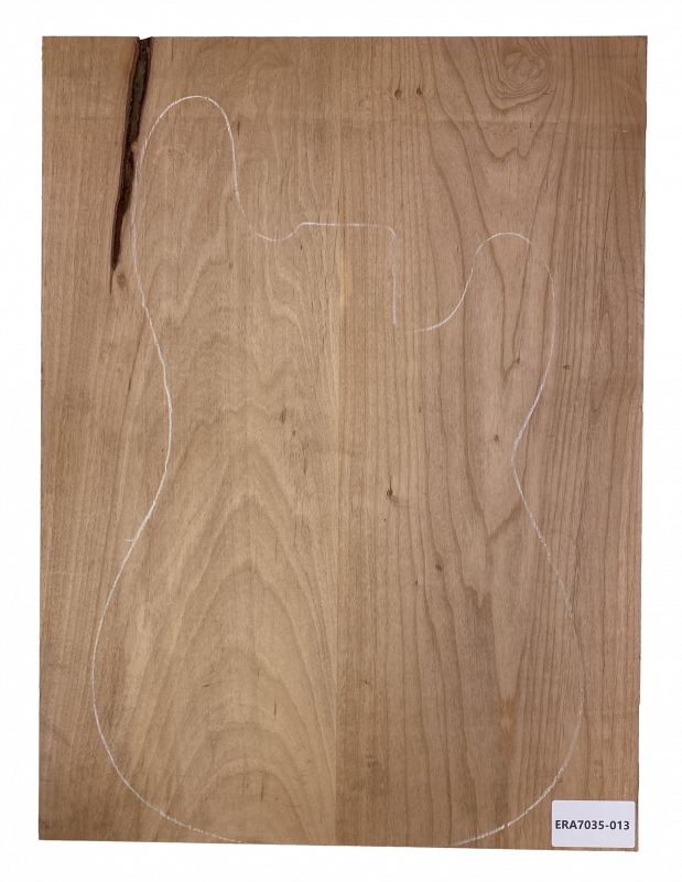 Body Am. Red Alder, 2-pcs. edge-glued, 40mm Unique Piece #013