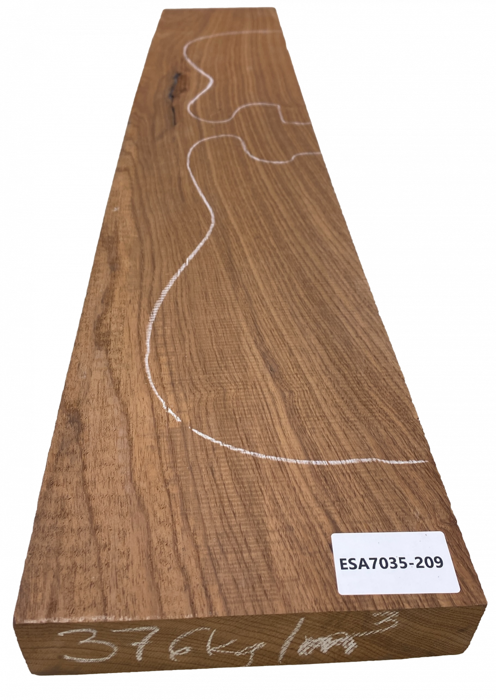 Body Swamp Ash, 2-pcs. grainmatched, Choco, LD, Unique Piece #209