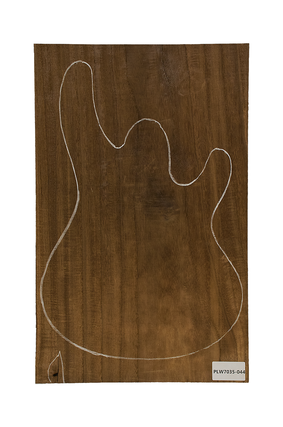 Body Paulownia, 1-pc., Caramel, Unique Piece #044