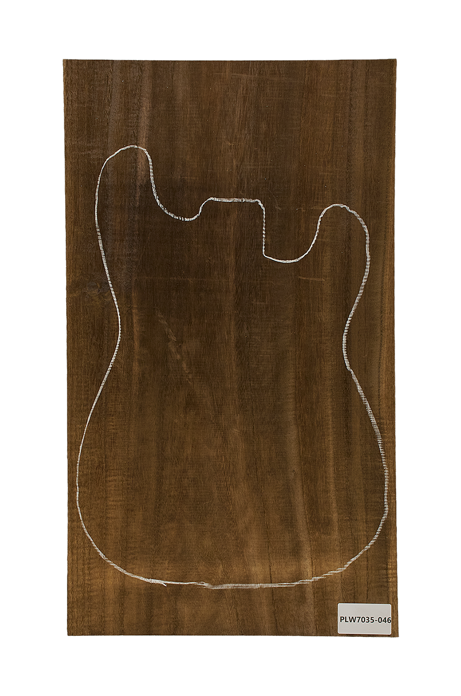 Body Paulownia, 1-pc., Caramel, Unique Piece #046
