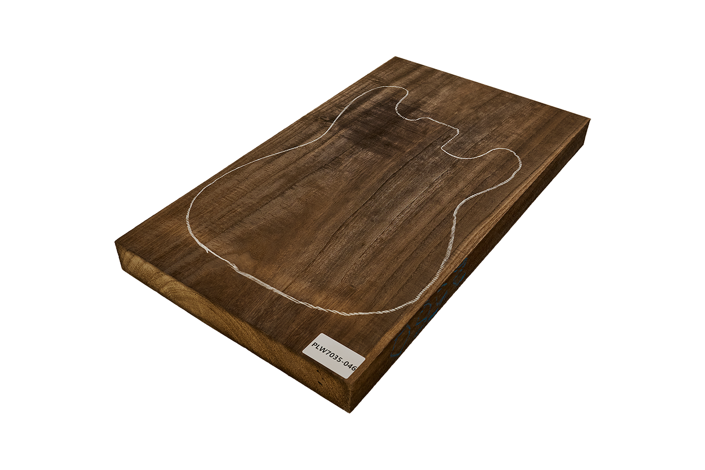 Body Paulownia, 1-pc., Caramel, Unique Piece #046