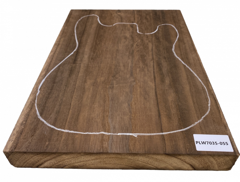 Body Paulownia, 1-tlg., Caramel, 550x362x46mm, Einzelstück #055