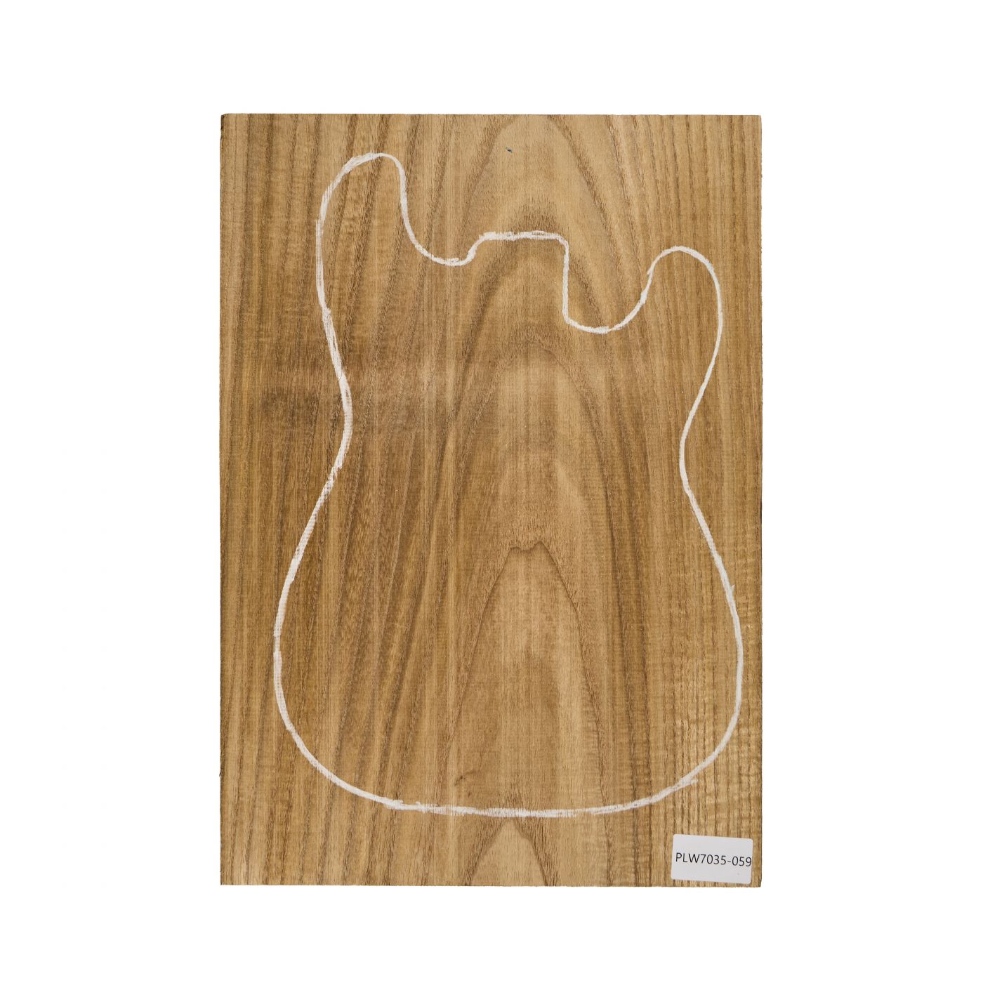 Body Paulownia, 1-pc. for Guitar,  Unique Piece #059