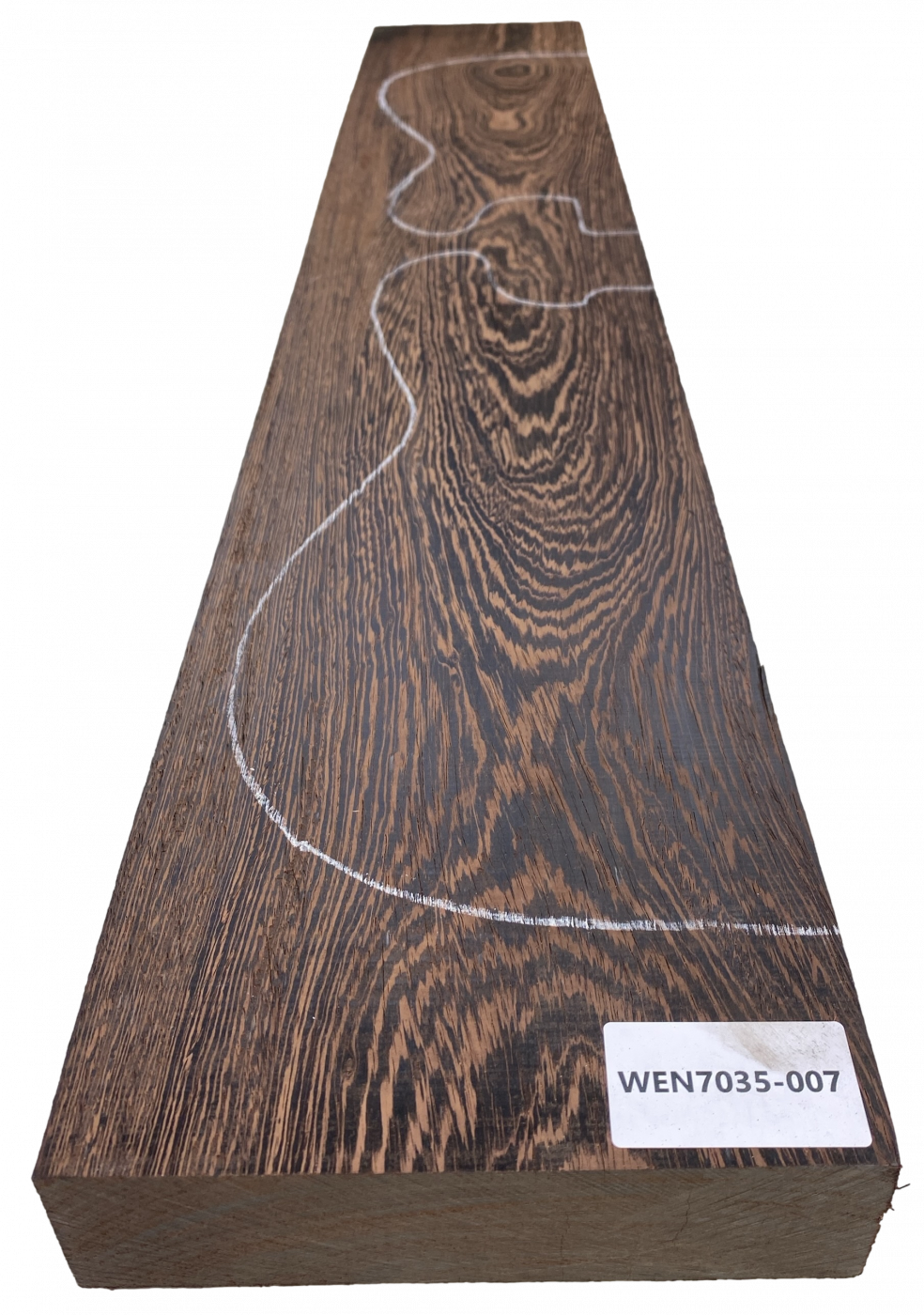 Body Wengé, 2-pcs., grainmatched,  Unique Piece #007