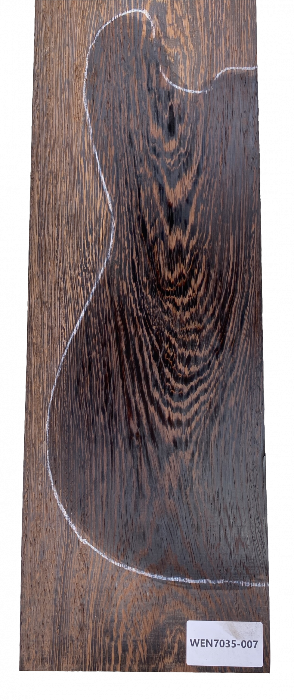 Body Wengé, 2-pcs., grainmatched,  Unique Piece #007