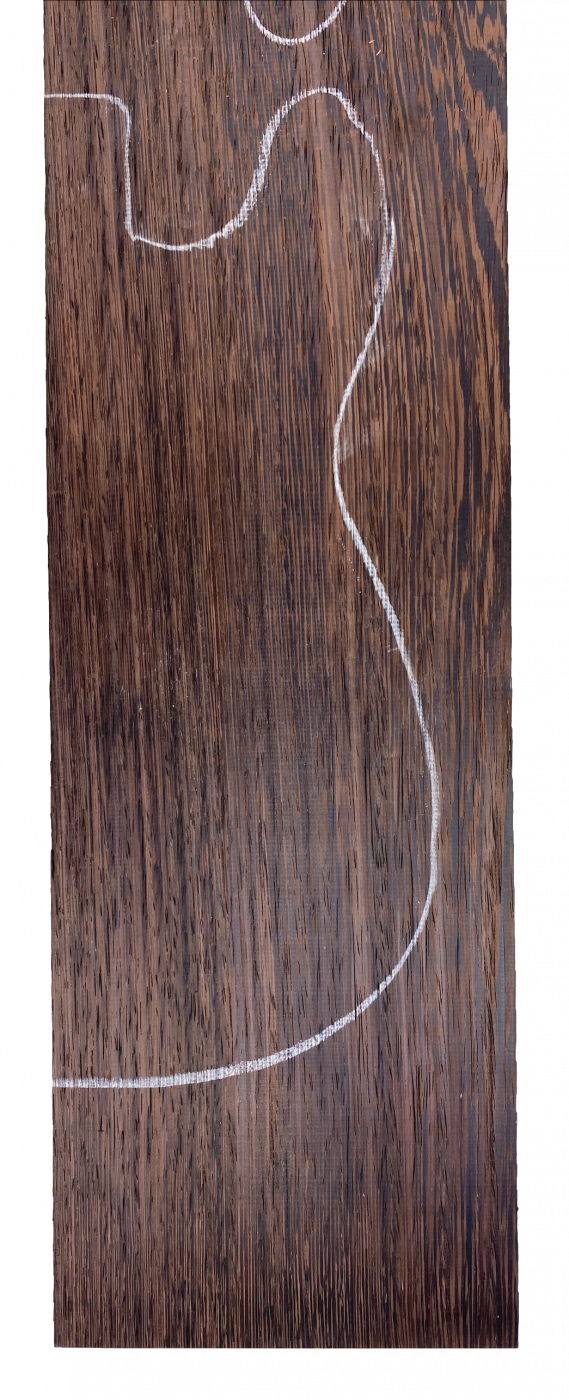 Body Wengé, 2-pcs., grainmatched,  Unique Piece #009