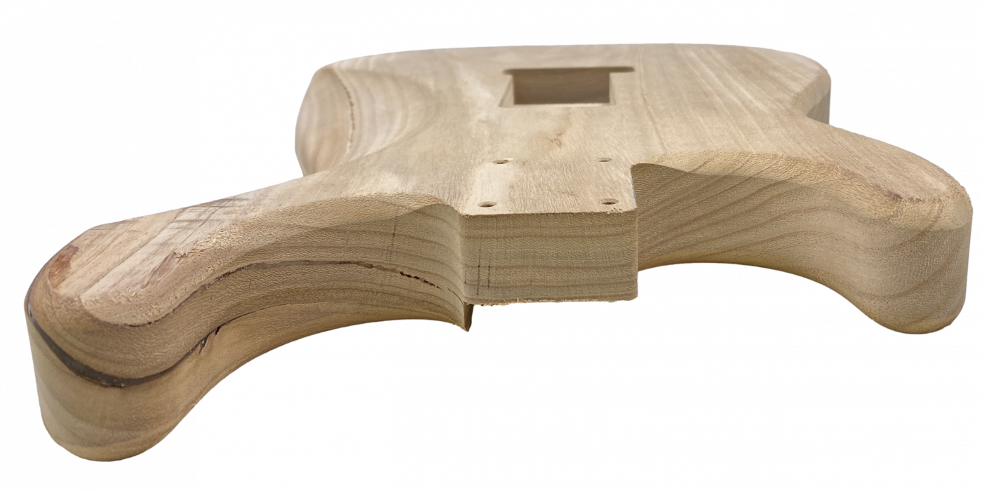 Body Paulownia, 1-pc. Strat, Unique Piece #015  B-grade
