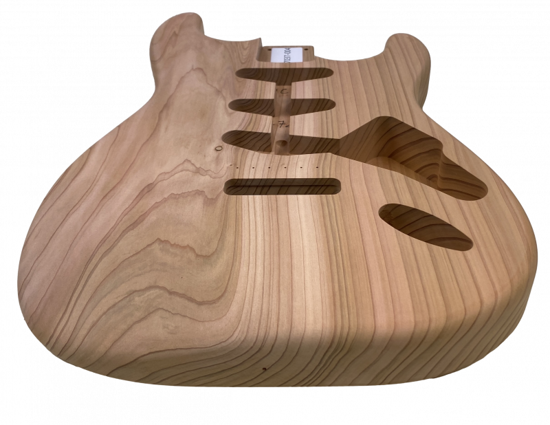 Body Western Red Cedar, 1-pc., Strat, Unique piece #004
