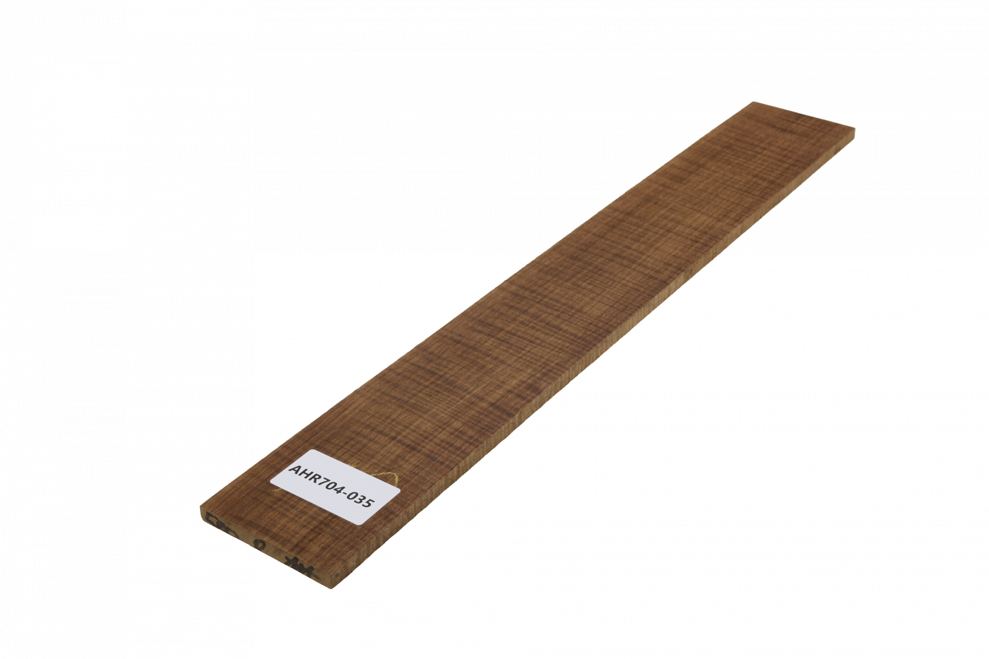 Sycamore / European Maple curly, roasted "Choco" 565x80x9mm Unique Piece #35