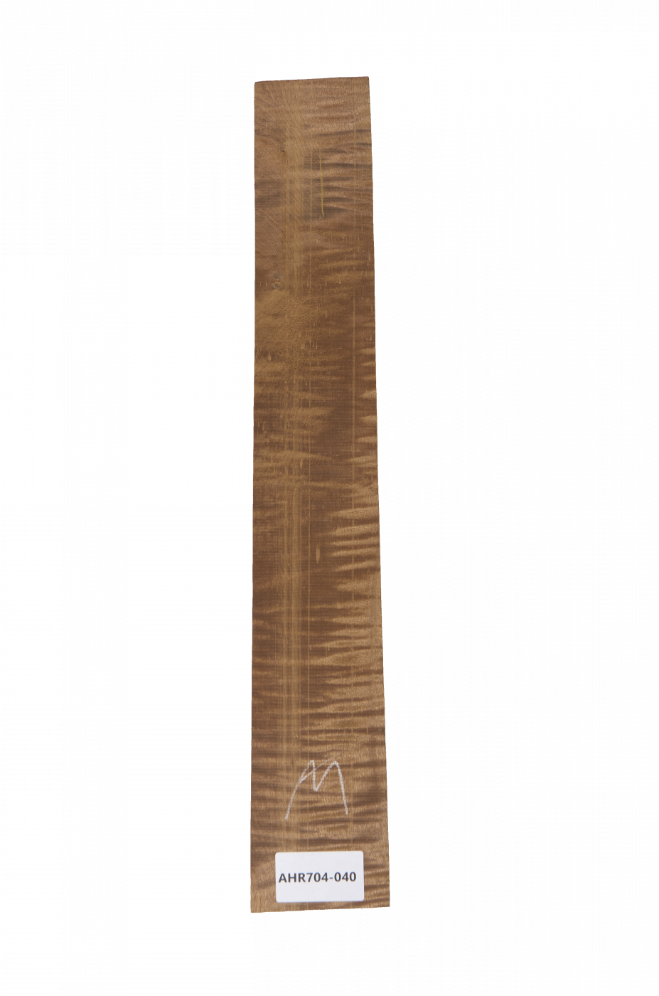 Ahorn, europ. geriegelt, "Schoko" 537x75/90x10mm Einzelstück #040