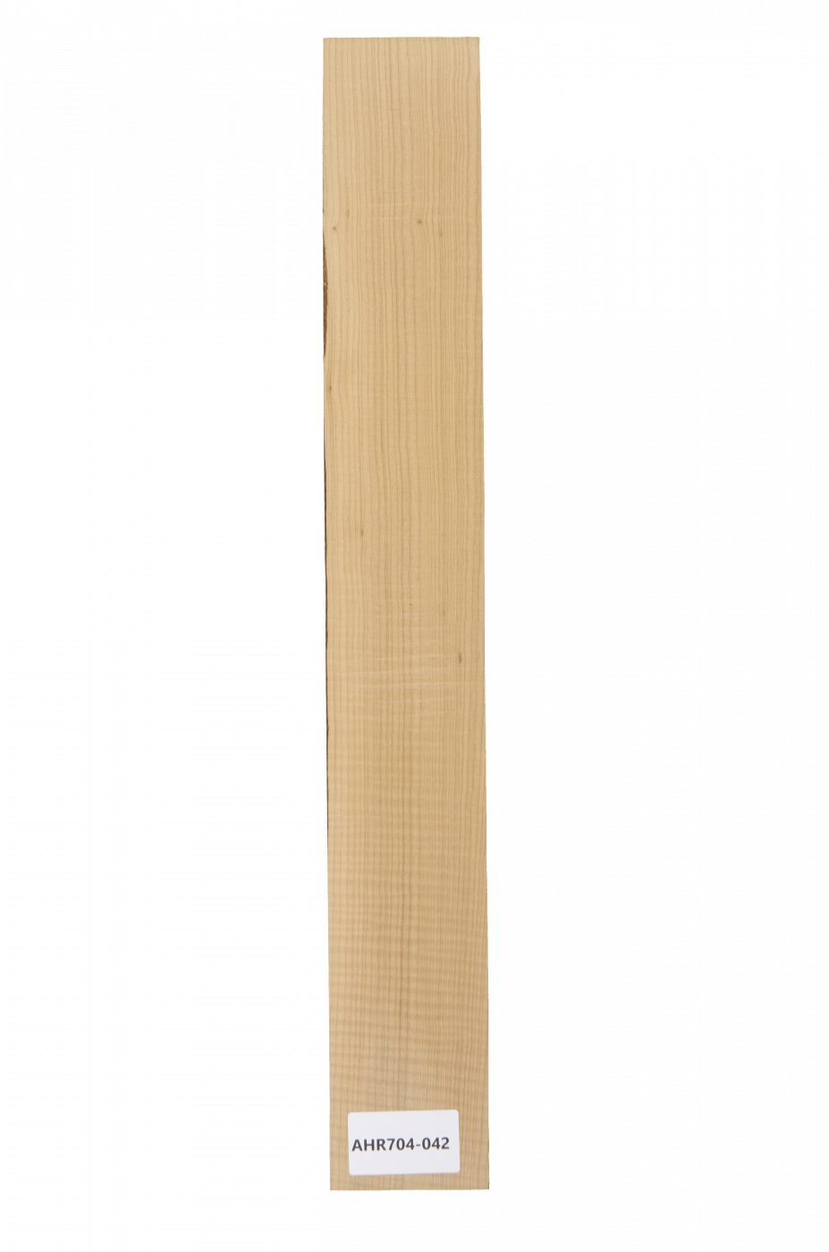 Griffbrett Ahorn geflammt, Caramel, 593x82x10 mm Einzelstück #042