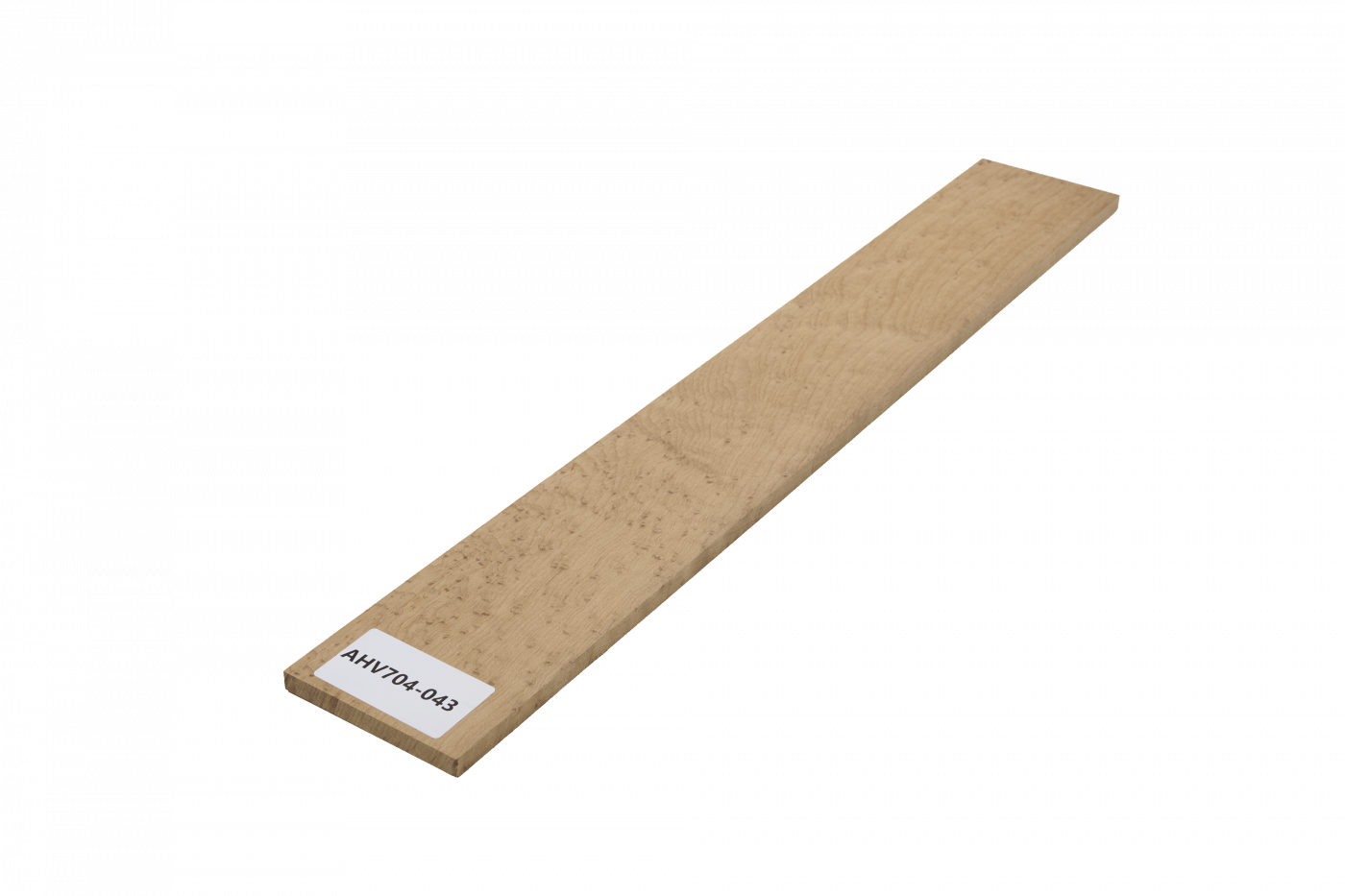 Griffbrett Ahorn geflammt, Caramel, 593x82x10 mm Einzelstück #042
