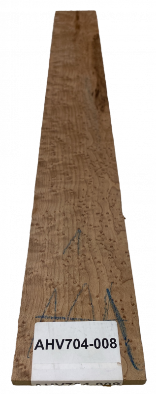 Griffbrett Vogelaugenahorn Caramel, 724x82x9mm Einzelstück #008