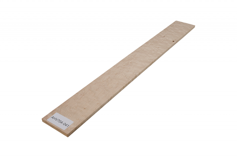 Griffbrett Vogelaugenahorn  weiß 720x85x10mm Einzelstück #041