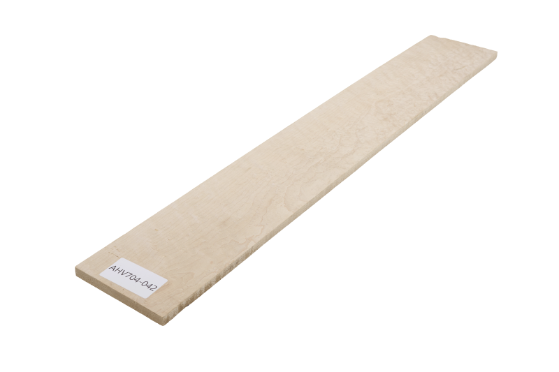 Griffbrett Vogelaugenahorn weiß 720x112x10mm Einzelstück #042