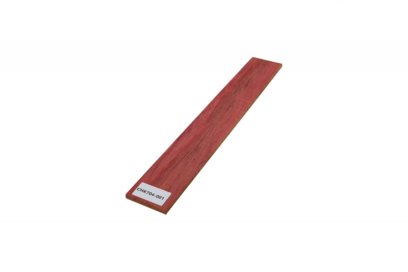 Griffbrett Red Heart / Chakte Kok 523x75x9 mm Einzelstück #001