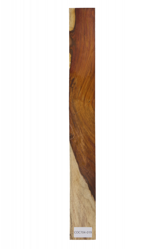 Fretboard Cocobolo 726x80x10mm Unique Piece #019