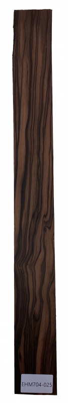 Griffbrett Ebenholz Makassar 725x76x8mm Einzelstück #025