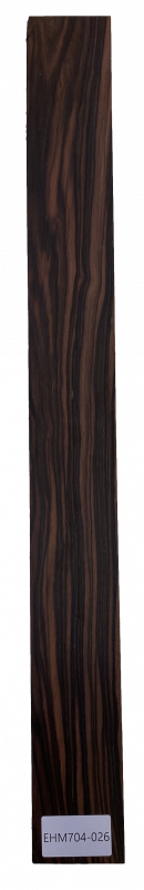 Griffbrett Ebenholz Makassar 724x75x9mm Einzelstück #026