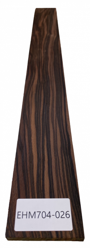 Griffbrett Ebenholz Makassar 724x75x9mm Einzelstück #026
