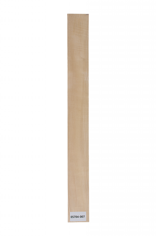 Griffbrett Esche leicht geflammt 724x75x9mm Einzelstück #007