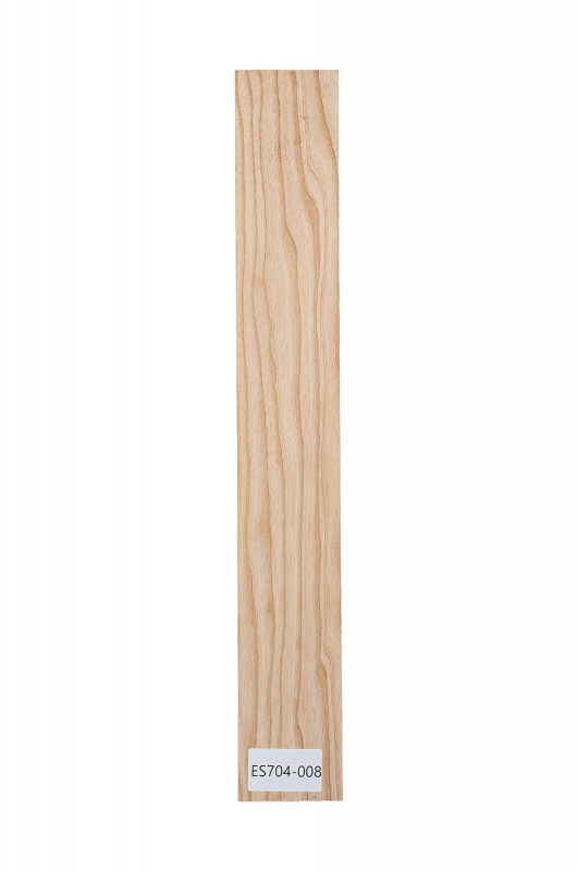 Griffbrett Esche leicht geflammt 565x80x9mm Einzelstück #008