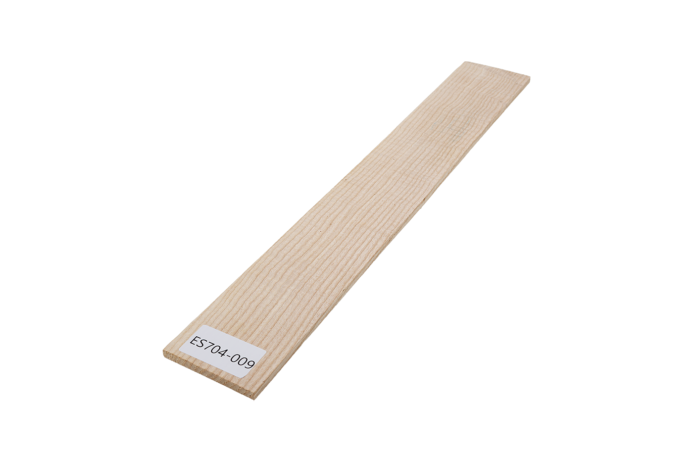 Griffbrett Esche leicht geflammt 565x80x9mm Einzelstück #009