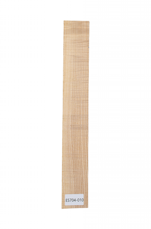 Griffbrett Esche leicht geflammt 565x80x9mm Einzelstück #010