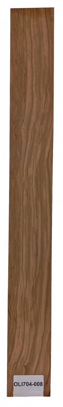 Griffbrett Olivenholz, 725x81x10mm - Einzelstück #008