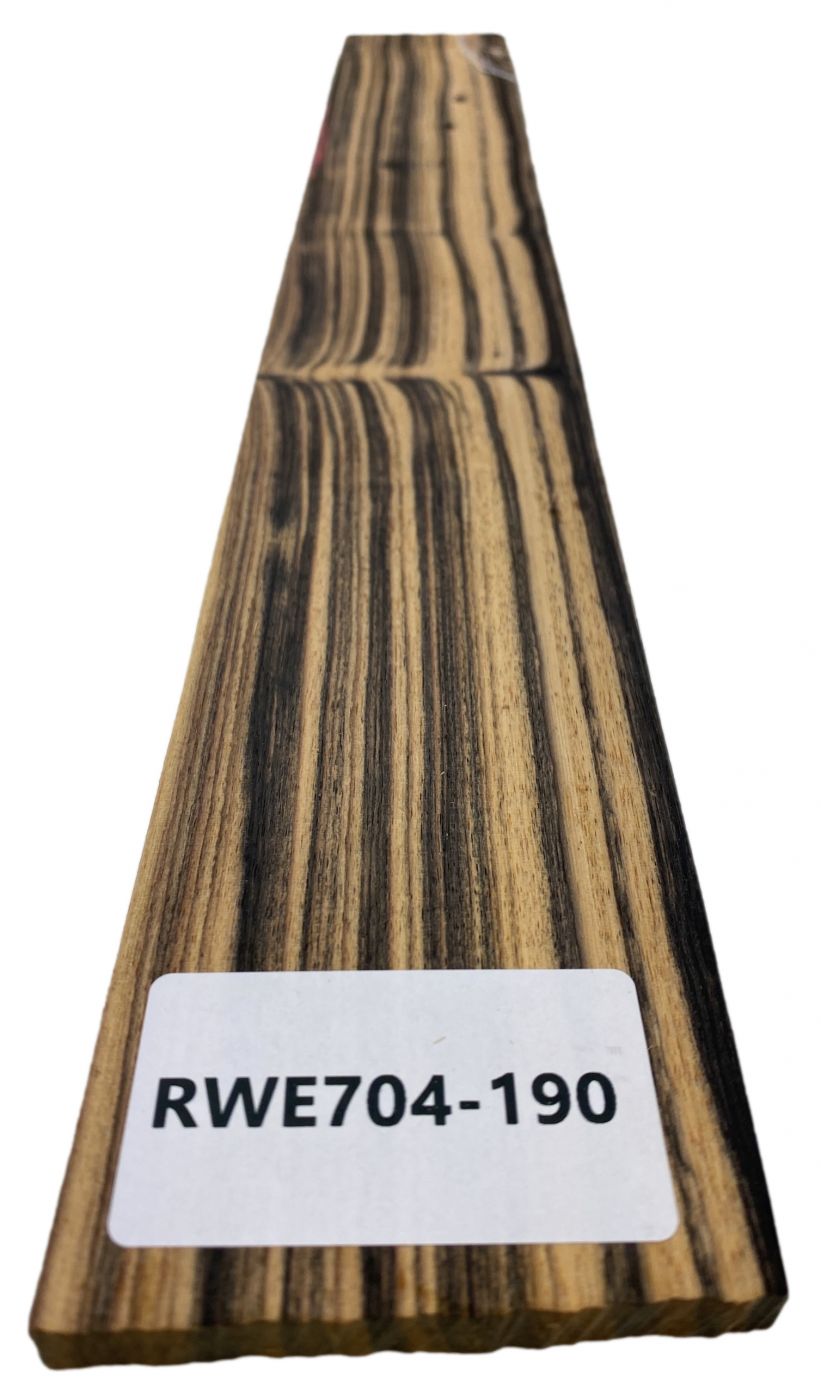 Fretboard Royal White Ebony, 521x72x10mm Unique Piece #190