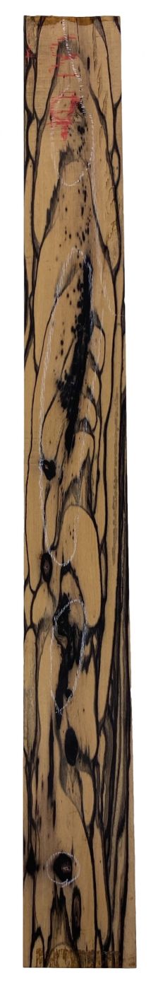 Griffbrett Weißes Ebenholz, 700x75x9mm, Einzelstück #191