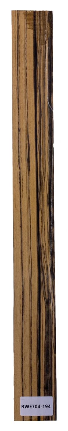 Griffbrett Weißes Ebenholz, 720x72x9mm Einzelstück #0194