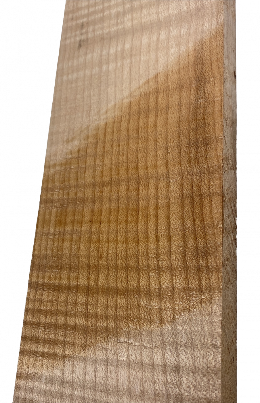 Hals Ahorn, geflammt, Caramel, 710x110x31mm Einzelstück #284