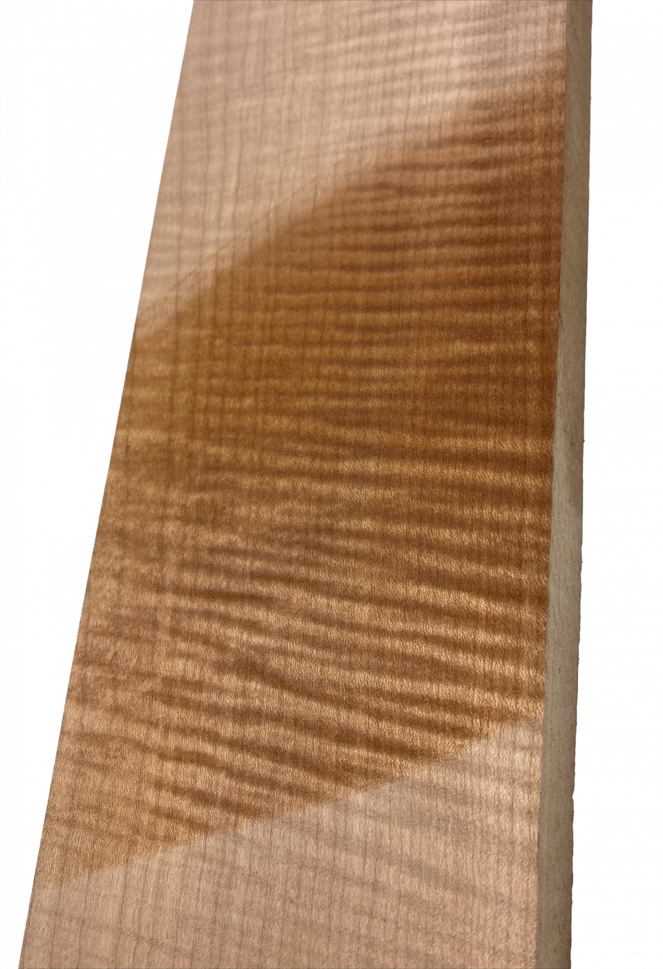 Neck Sycamore / Europ. Maple, curly, Caramel, 720x107x27mm Unique Piece #290