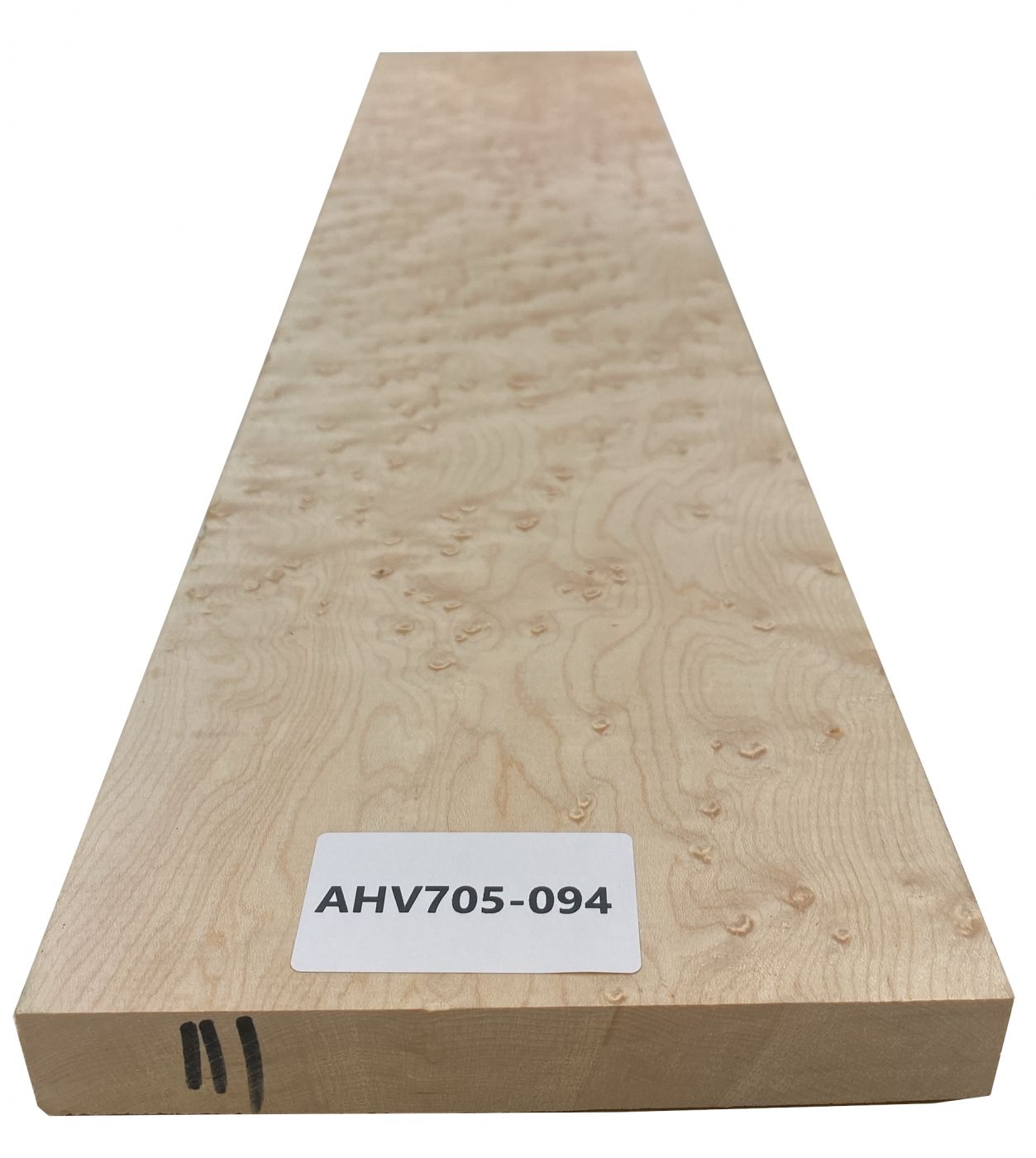 Neck Bird's Eye Maple, 720x155x23mm, Unique Piece #094