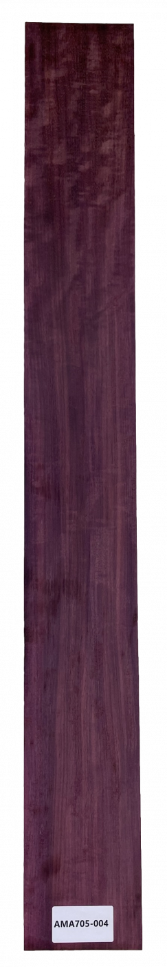 Hals Amaranth / Purple Heart, leichter Riegel 890x110x26mm, Einzelstück #004