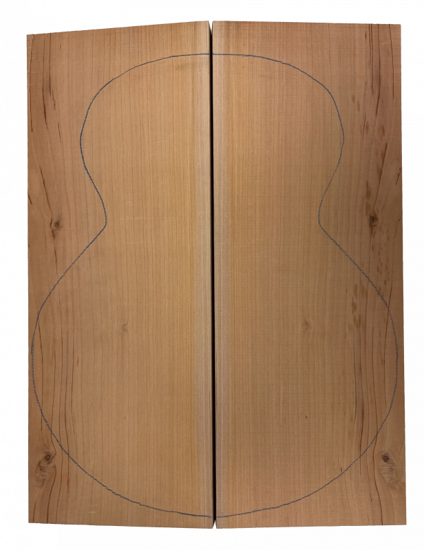 Gitarrendecke Libanonzeder / echte Zeder Archtop A