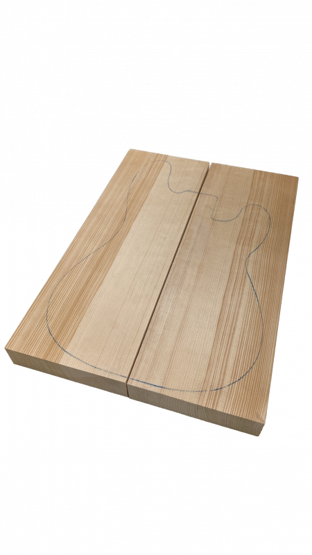 Body European Spruce, quartersawn AA, 2-pcs. - FSC®100%