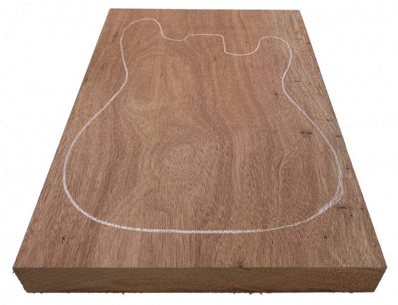 Body Khaya Mahagony A Standard Grade, 36mm, 1-pc.